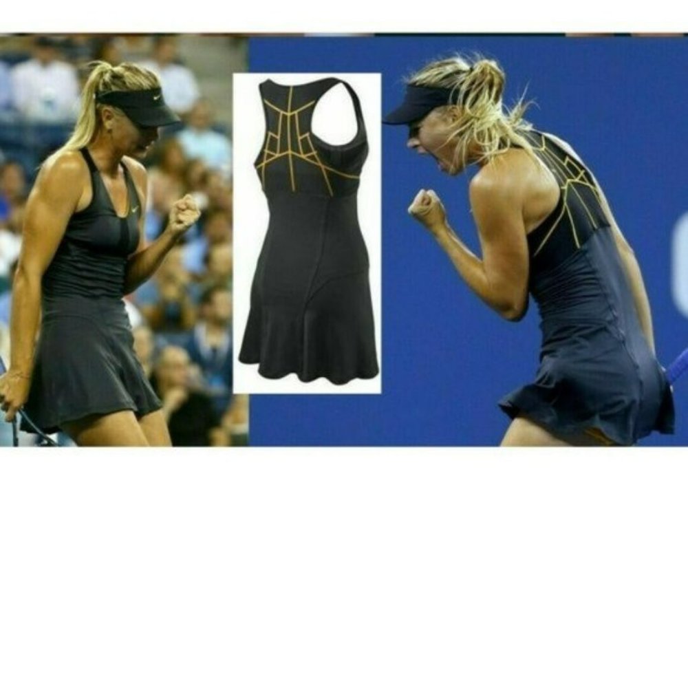 Nwt Maria Sharapova Nike Tennis Dress w/ Bra XS skirt